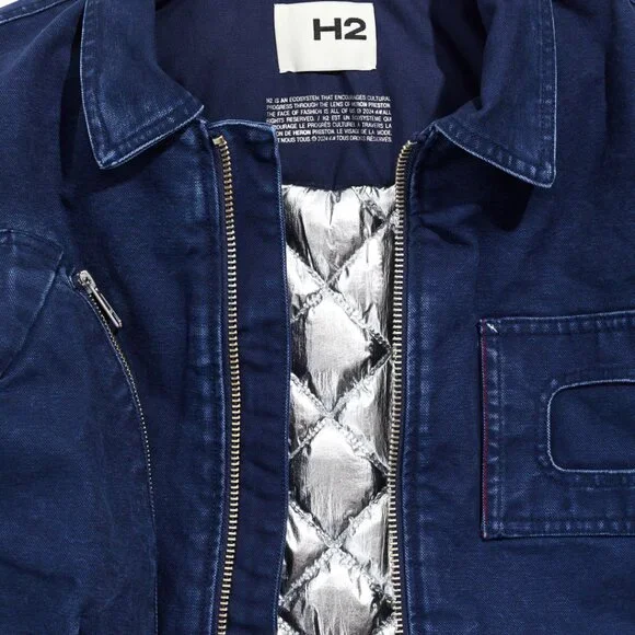 H2 Heron Preston / H&M collab Denim Jacket - Picture 2 of 12